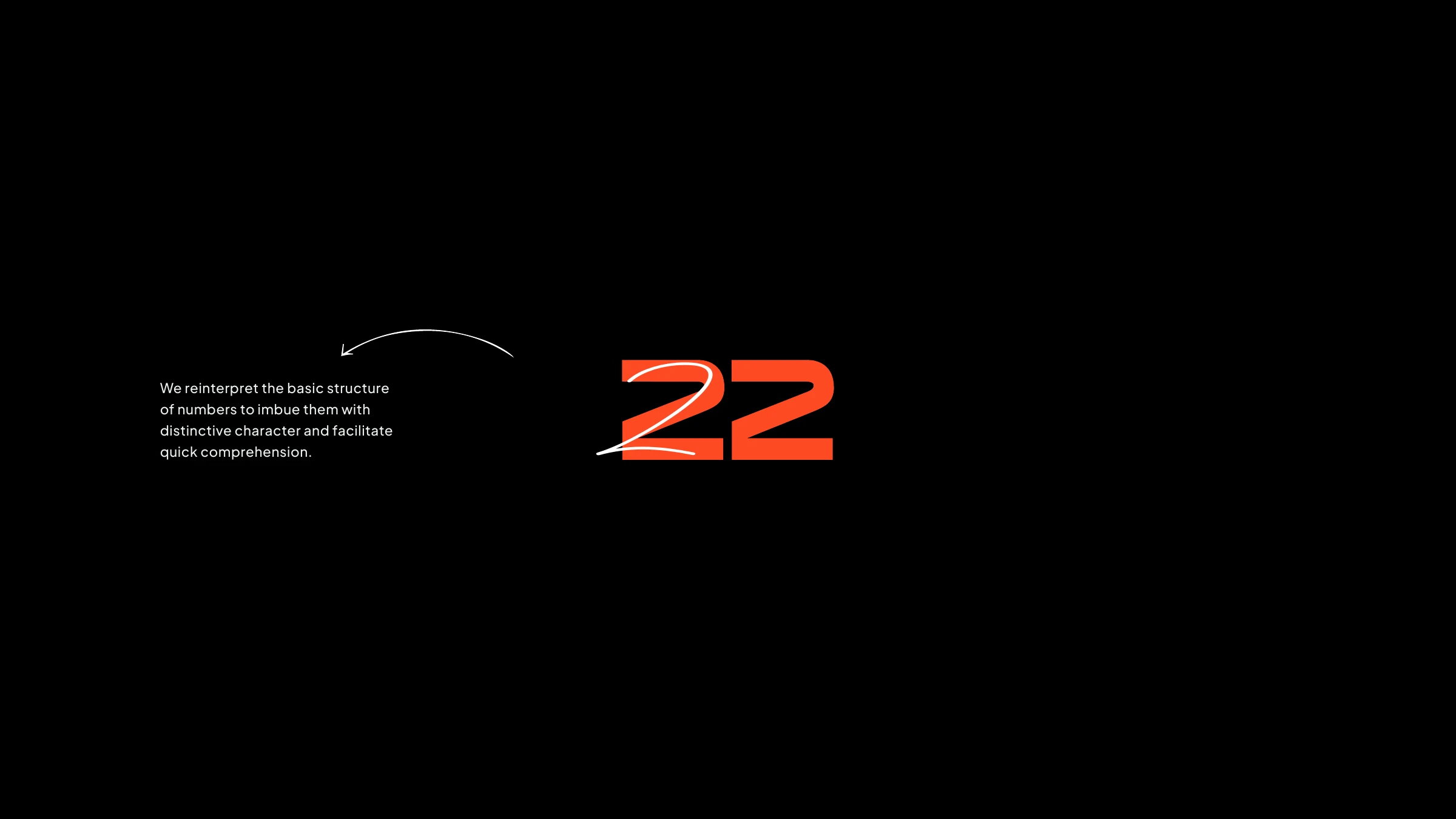 22 Flooring monogram — reinterpreted number structure