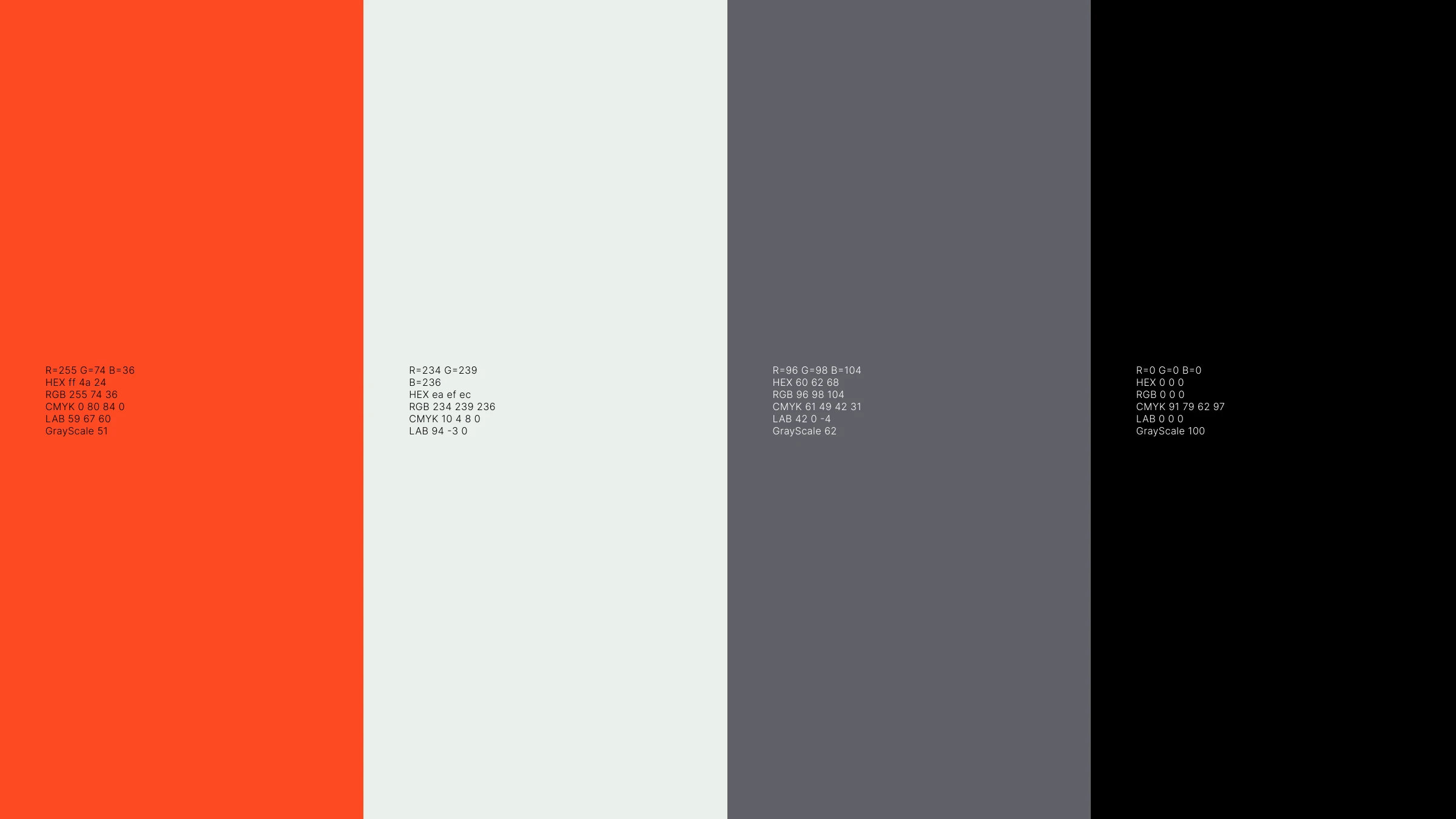 22 Flooring palette — orange with brand-neutral greys
