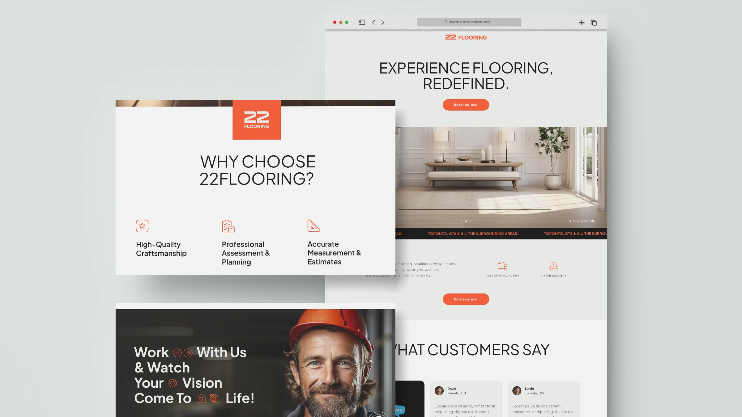 22 Flooring website — why choose 22 Flooring