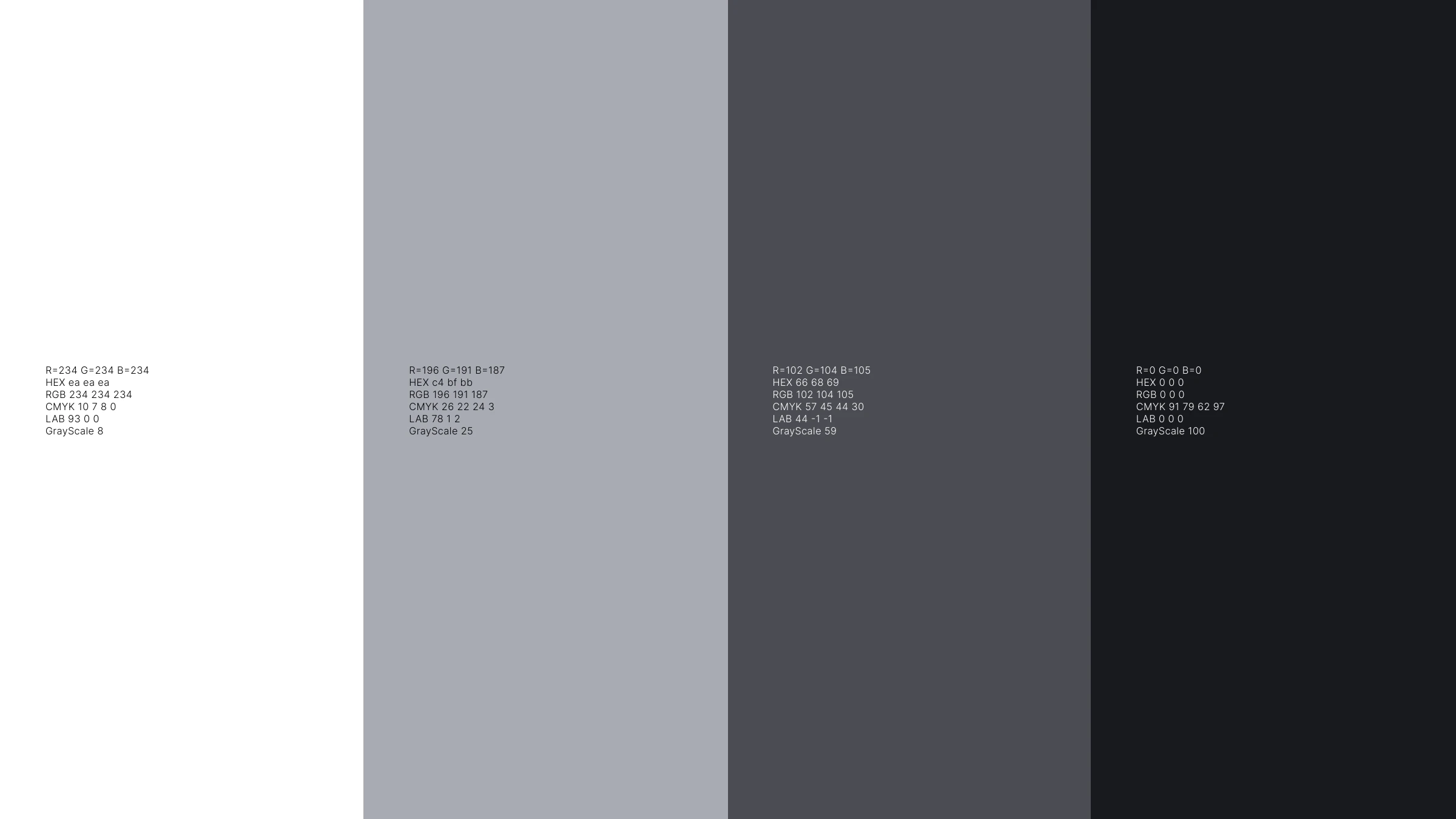 22 Renovations brand-neutral greyscale palette
