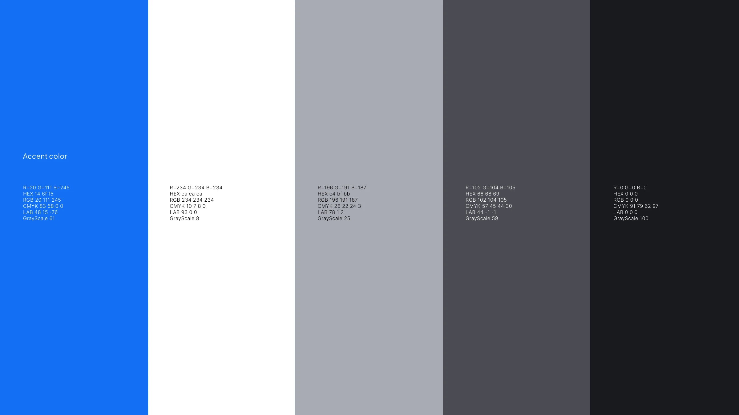 22 Renovations accent blue added to the brand-neutral palette