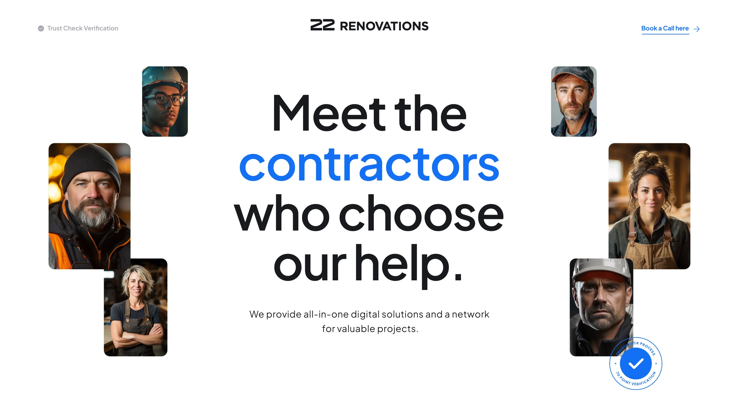 Meet the contractors who choose our help