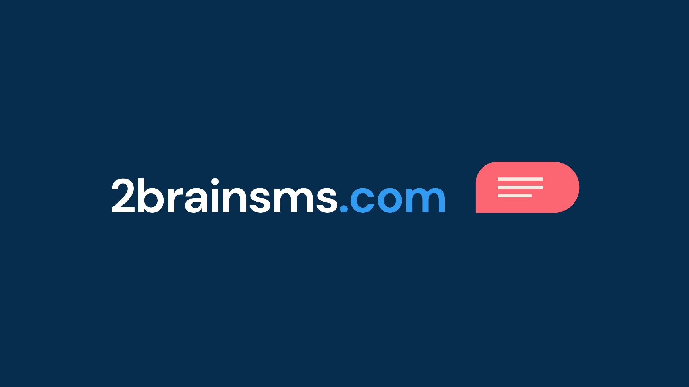 2brainsms.com — the 2brains domain lockup