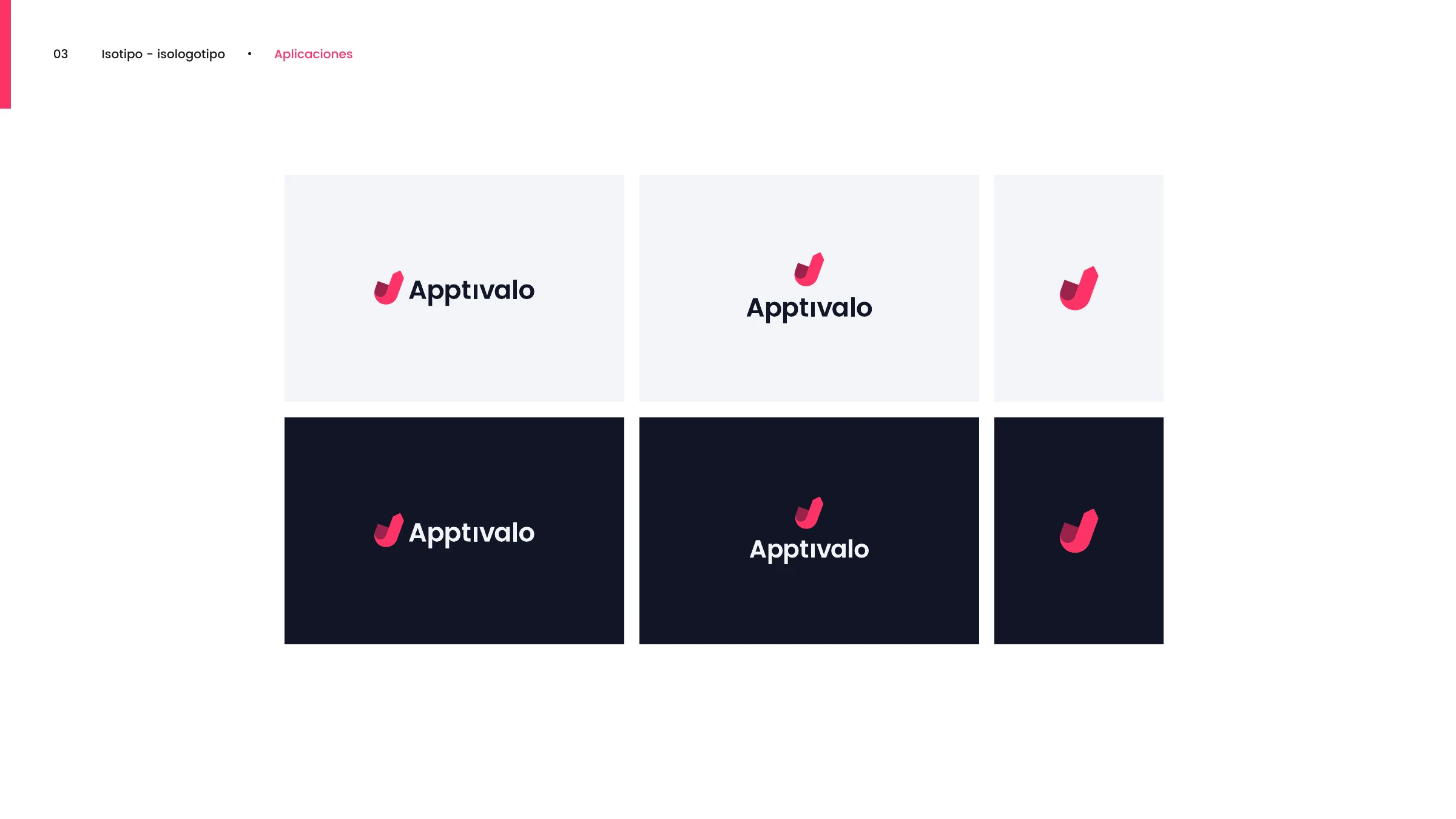 Logo applications across light and navy backgrounds