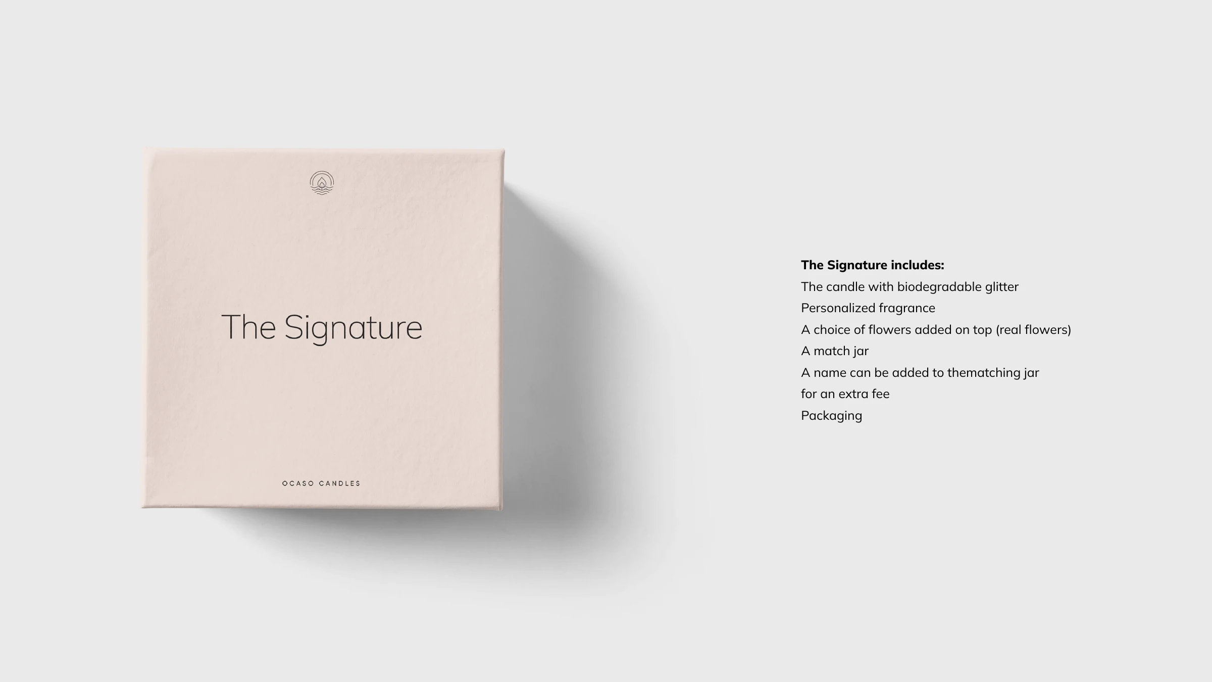 The Signature kit box and what it includes