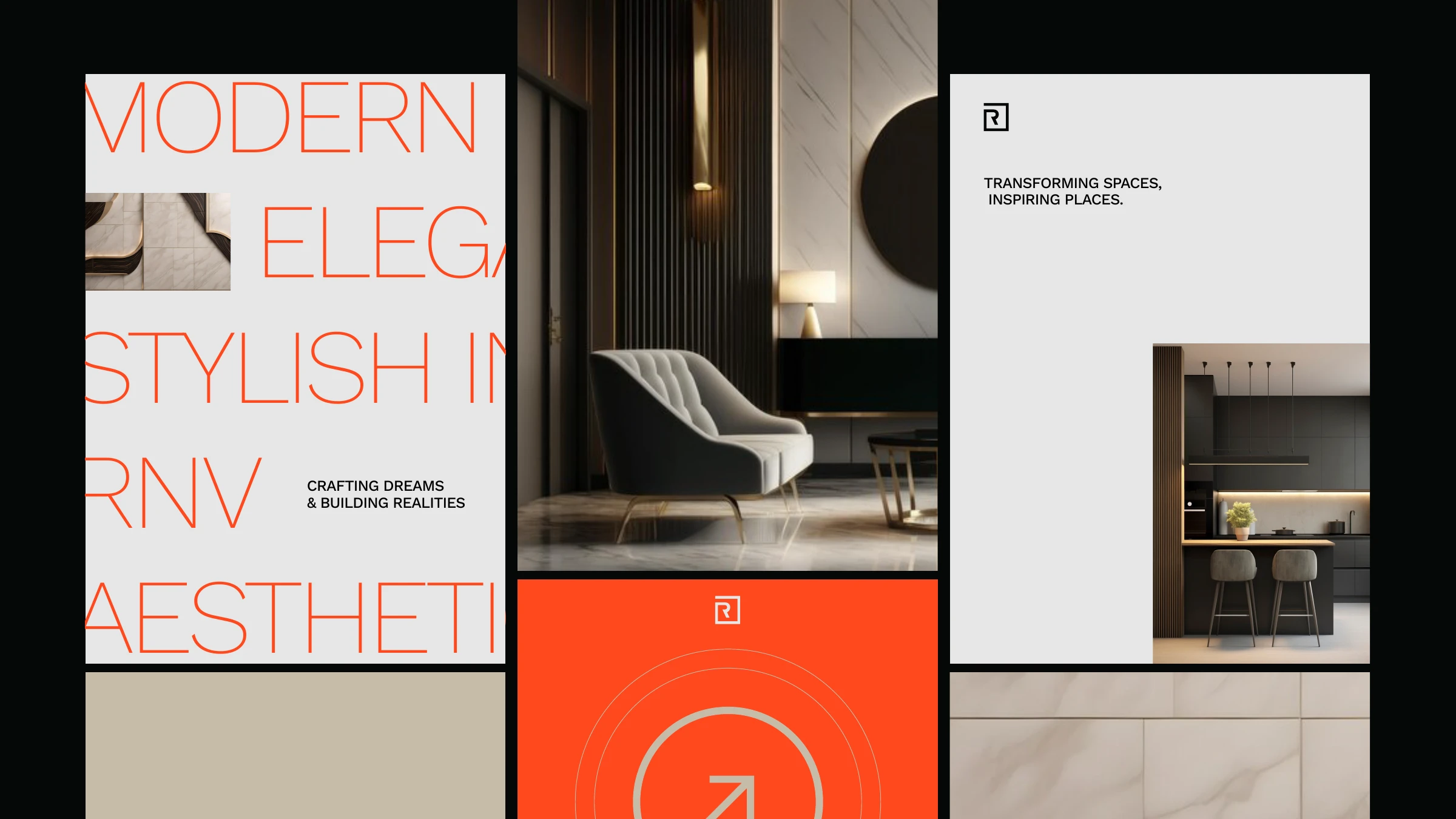 Renovation Office social stories — modern, elegant, stylish; crafting dreams and building realities