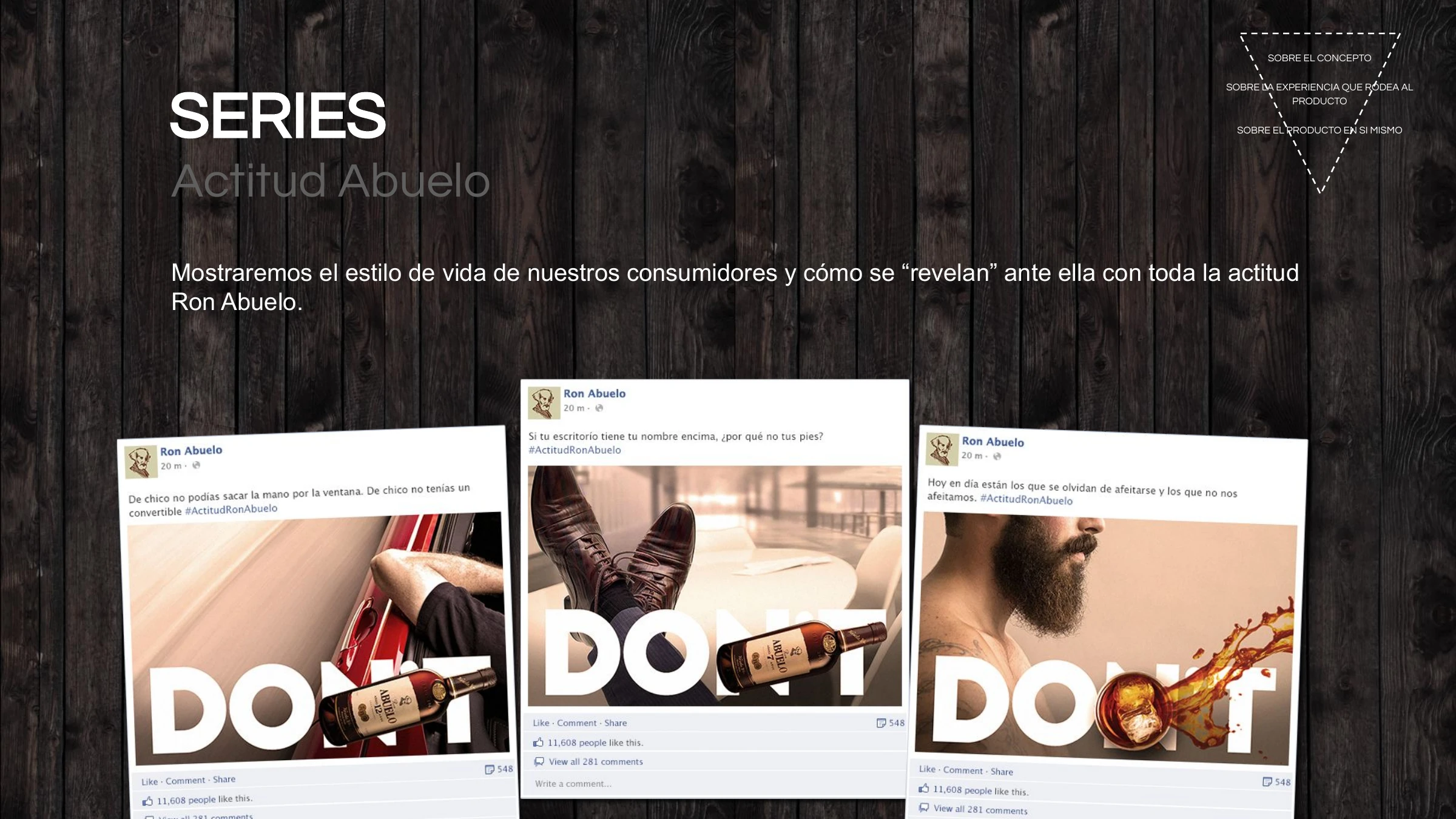 Series — Actitud Abuelo: bold 'DON'T' lifestyle posts